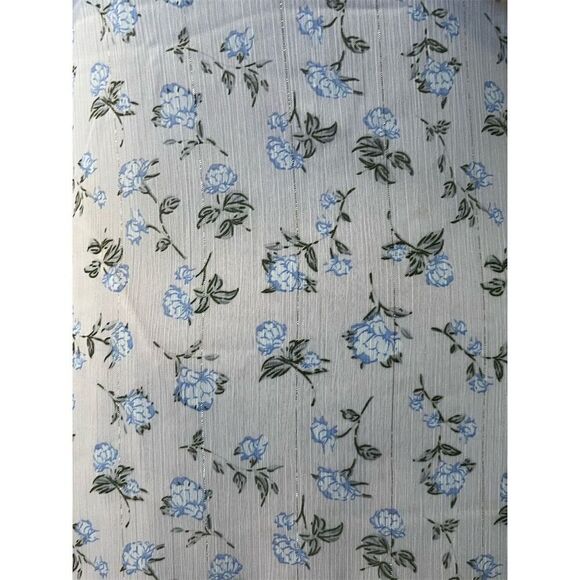 Sweet Spot Women's Floral Tiered Mini Dress Size 8 Blue Party V-Neck Fancy Love - Picture 3 of 8